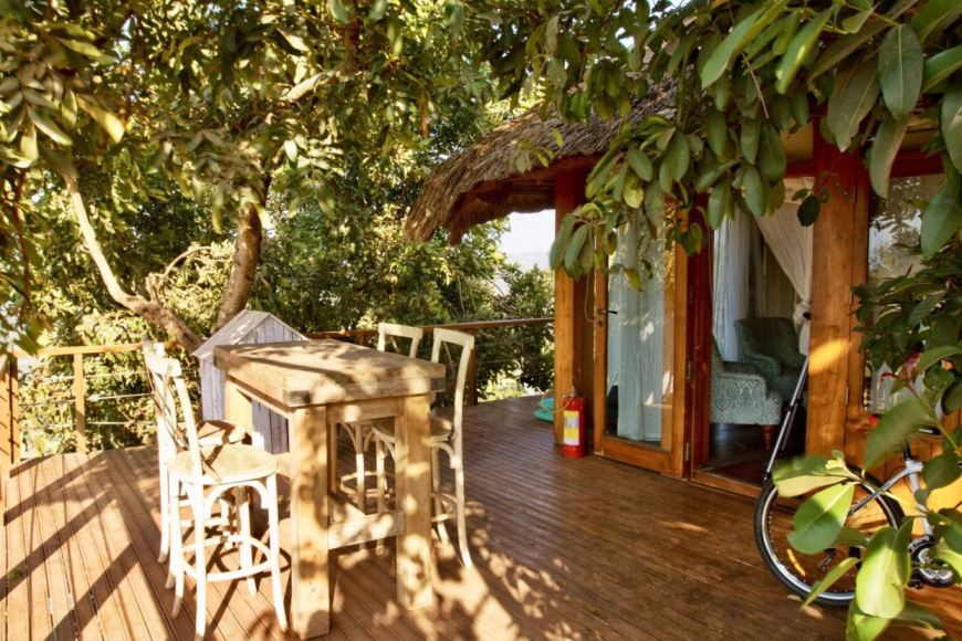 tree house machan forest jungle hill wood stay room accommodation