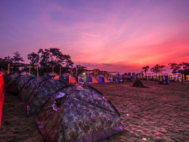 camping tenting campground event ground